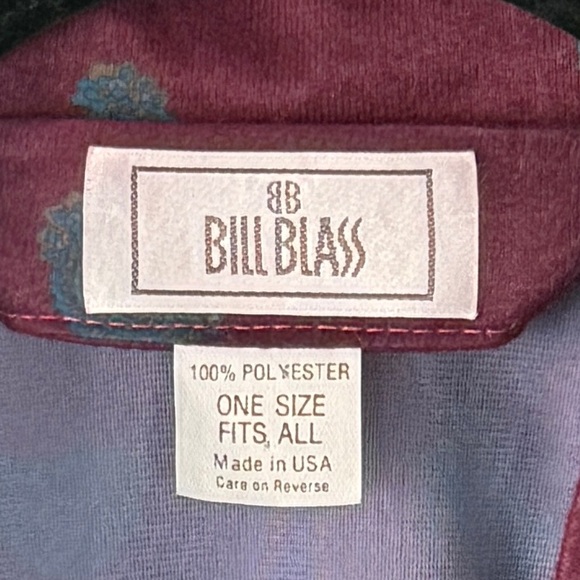 Vintage Bill Blass Paisley Belted Robe (size ONE SIZE) - Picture 9 of 12